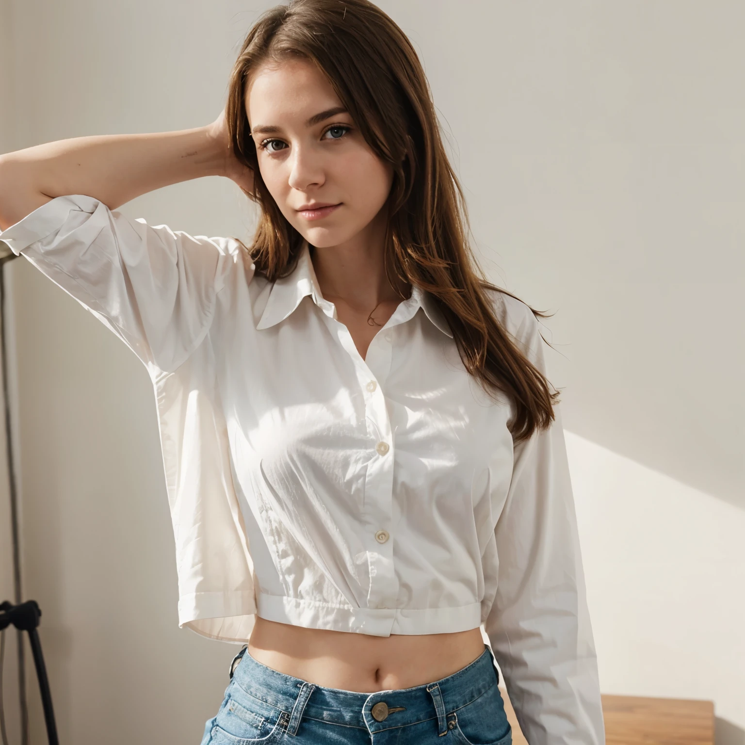 Emma Myers with Shirt