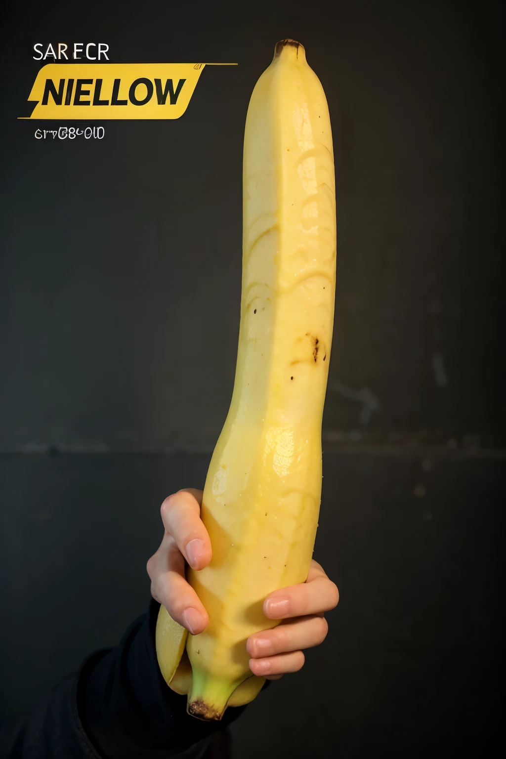 ((best quality)), ((masterpiece)), (detailed), yelow, banana, logo design, cartoon, fresh,