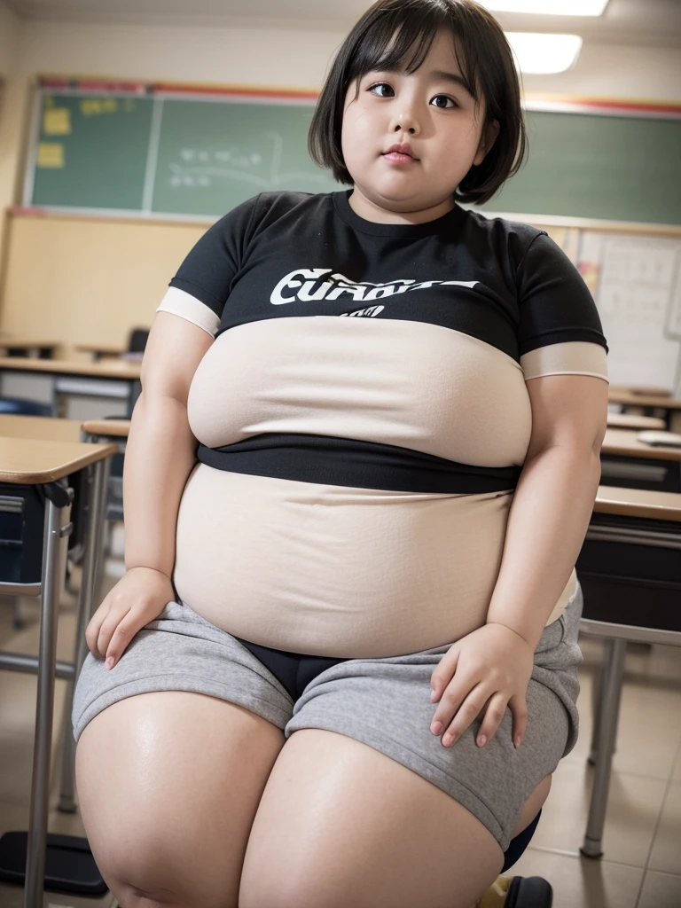 a fat 10 year old obese ,chubby overweight ,young fat girl in ,cute plump schoolkid,heavy set young girl,thick student,extremely obese young female student,very fat and heavy young girl,stout short haired girl in school,chubbychild in classroom,cute pudgy young student