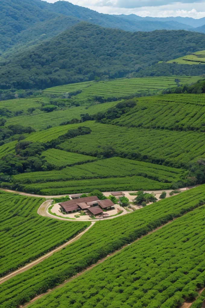 A 2d coffee plantation