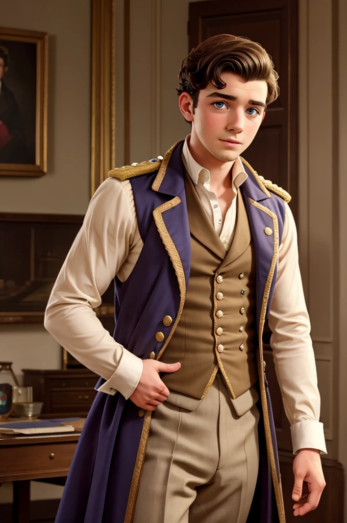 male, british, regency era, bridgerton, jonathan bailey, luke newton