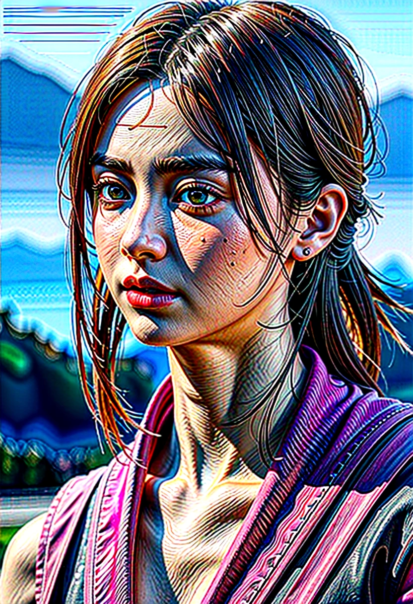 a detailed portrait of naruto,sasuke and sakura, highly detailed facial features, beautiful eyes,beautiful lips, realistic skin texture, photo-realistic, 8k resolution, hyperrealistic, masterpiece, digital painting, concept art, dramatic lighting, cinematic composition, vibrant colors, moody atmosphere, epic fantasy, hyper detailed