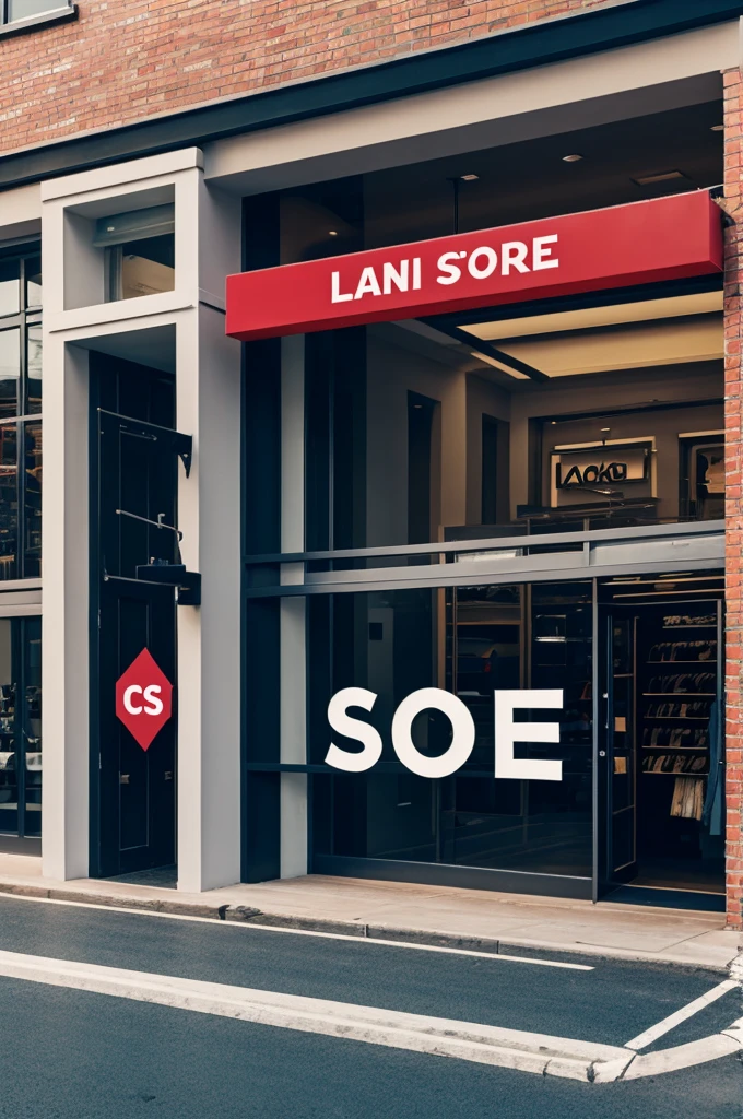 Logo for a clothing sales store