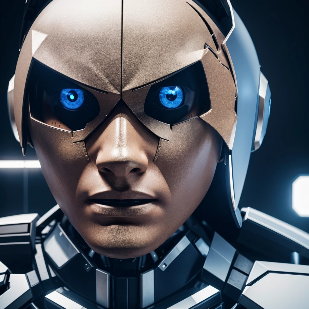 Ai robot vs human ai is angry and human is sad