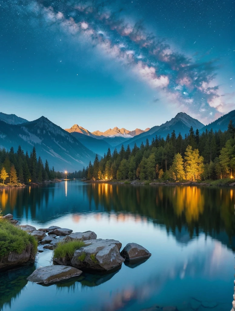 Mountains and trees reflected in the calm lake water, Night natural landscape, majestic natural scenery, Landscape Wallpaper, Landscape Wallpaper, Nature Wallpapers, Beautiful lake background, Landscape, Detailed scenery —width 672, Mountains, rivers and trees, Mountains and lakes, High quality wallpapers, stunning nature in background, High quality wallpaper, Tranquil scenery, natural scenery