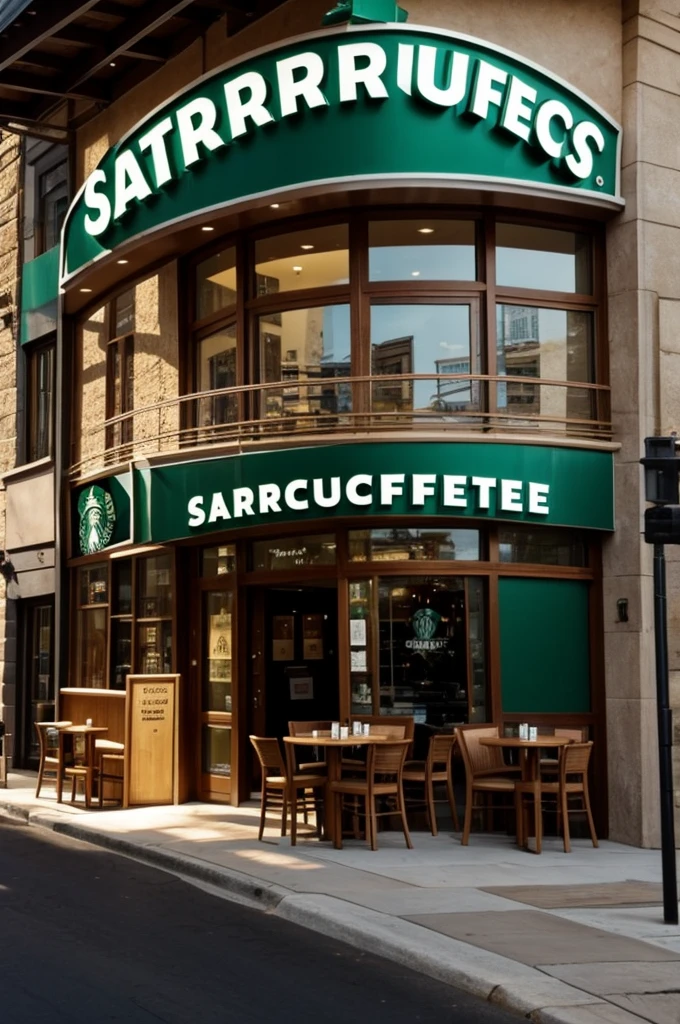 Genera un cafe starbucks