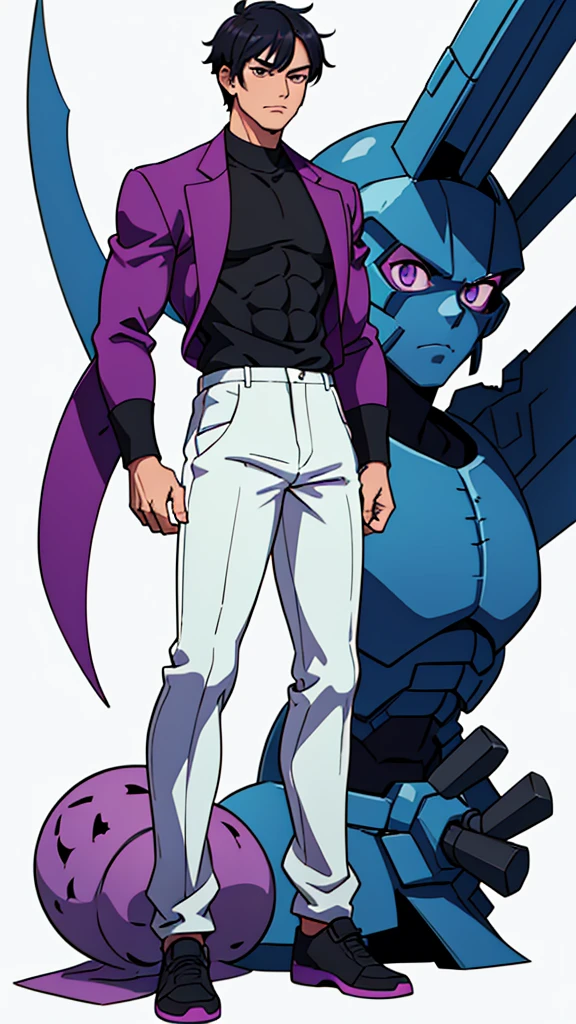 1man, mature male, solo, man in taimanin style, small bulge, dynamic action, dutch angle, sleeveless bodysuit, short hair, 2000s, VHS Quality, masterpiece, best quality