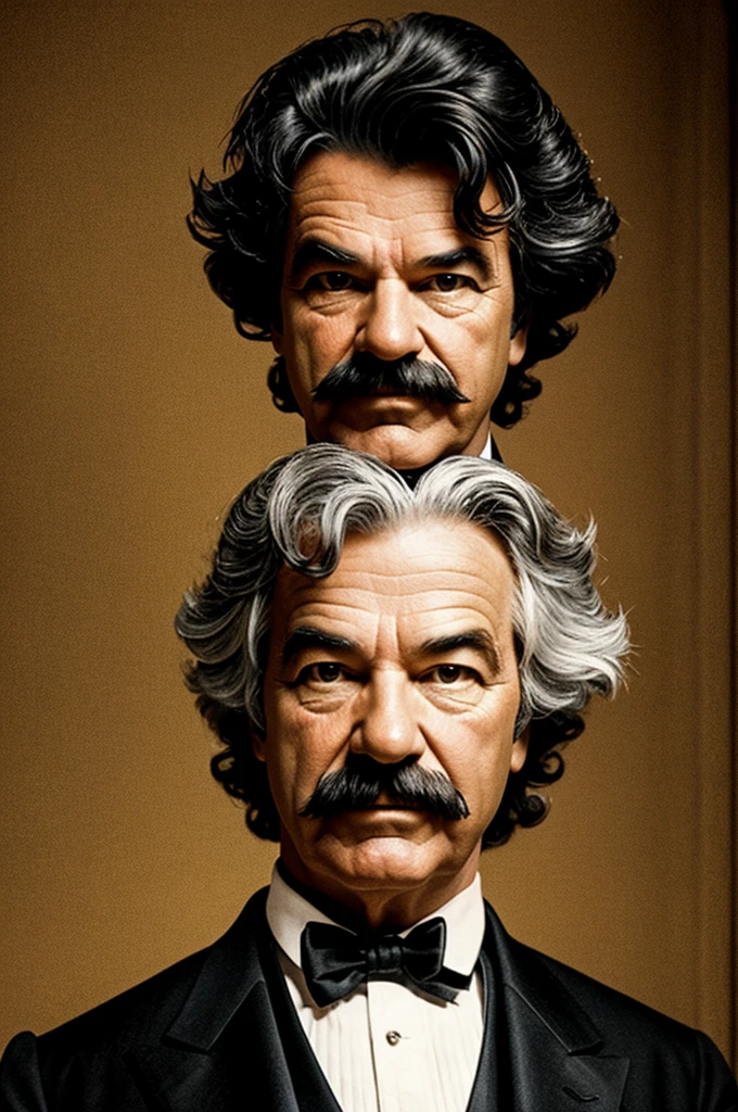 Friendly caricature of Mark Twain