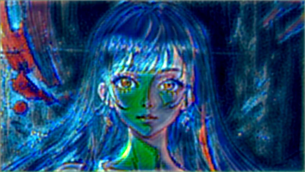 Ultra-realistic 8K CG, masterpiece, ((Hyper Detail Background, Delicate pattern, Exquisite detail)), Highest quality, Exquisite detail, chromatic aberration, 1 Girl, Paint splatter, Long Hair, Black Hair, Messy Hair, Red highlights, Red eyes, Sharp eyes, Highly detailed face, Highly detailed eyes and face, Beautiful details in the eyes, Chalk, Brick wall, graffiti, Dim lighting, alley, Oversized shirt, Paint on shirt, Off the shoulder, Sheer white shirt, masterpiece, Highest quality,