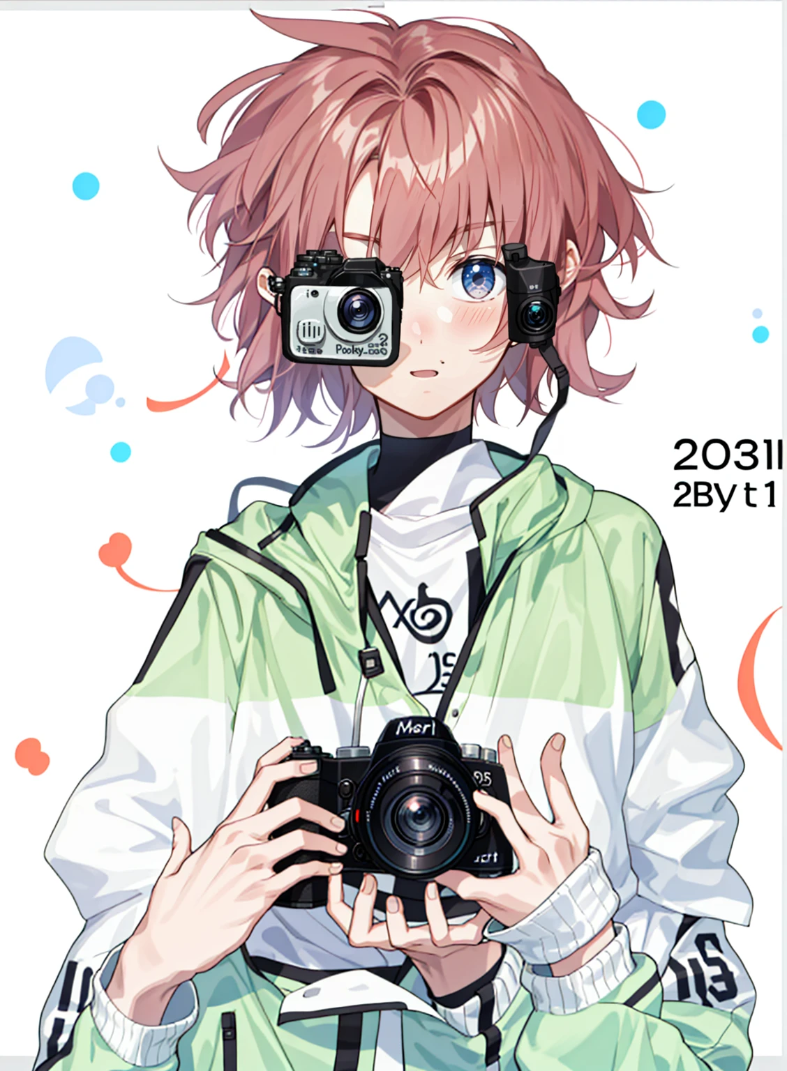 1 boy, 20 years old, have a camera,