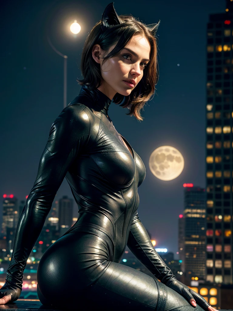 Masterpiece, (photorealistic1.4),Best quality, (solo), (1girl on night street)), (epiCRealLife), (lora:epiCFlashPhoto), (photorealistic1.4), (night scene),, (Helen Parr latex costume), (dakojohnold ), black elbow gloves), (black thighhigh), (Helen Parr bodysuit), (helen parr thighhigh) (helen parr short hair), (Helen Parr hairstyle), (outside patio), (1girl), (look at viewer), (demure), (close up), (spot light), (night time), (at night), (f/2.8), (cowboy shots), (upper body shot), (from front), (new york night street), (neon signs), (from front), (pose for pictures),