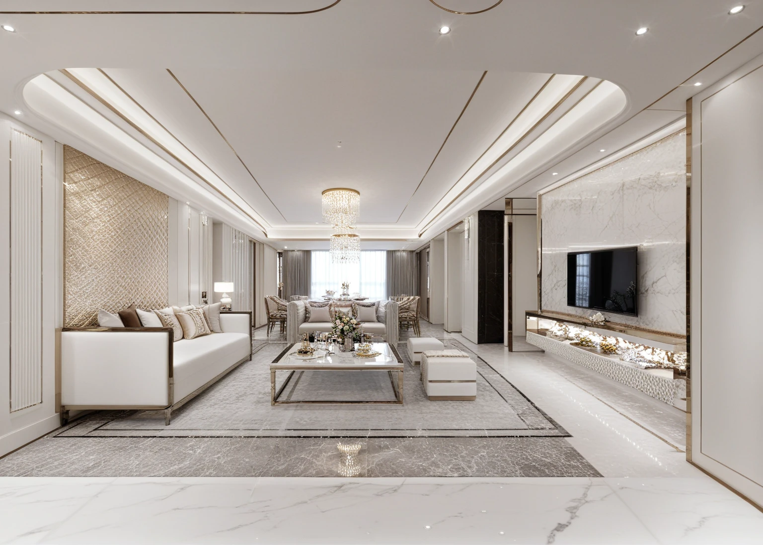 ,Masterpiece, Best quality,8K, Ultra-high resolution,When you step into the dinning room of restaurant room,Immediately surrounded by a rich atmosphere of luxury. The space was covered with a soft white fluffy blanket,It is so comfortable,So much so that you can't help but indulge in it。Embellished with precious porcelain and white-off gold ornaments。Whenever it is late afternoon,The afterglow from the window spilled on the floor,Soft light and shadow are reflected,It was as if entering a dreamland. ((Wooden chair and table : 1.3)), ((COLUMN MIRROR : 1.3))