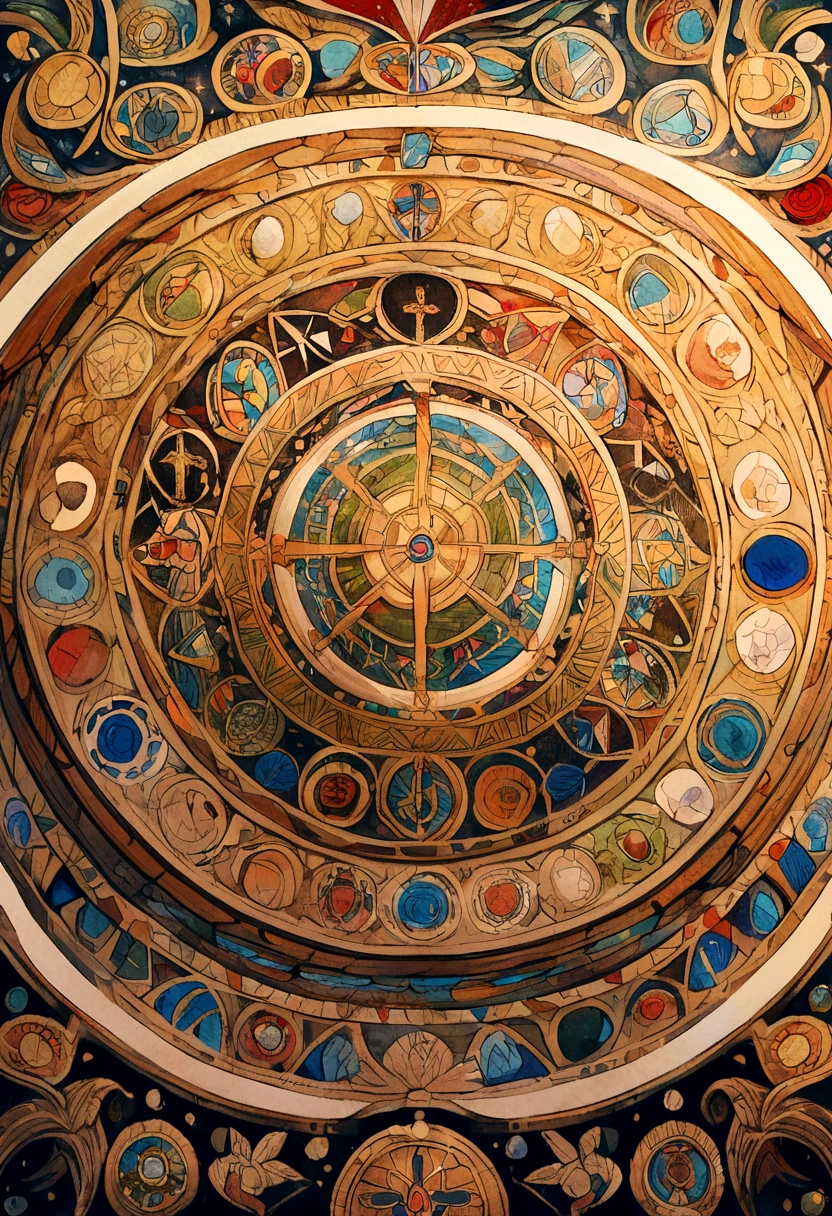 Noah's ark on its side with two circles around it with the name between the circles "New Covenant prayer group"