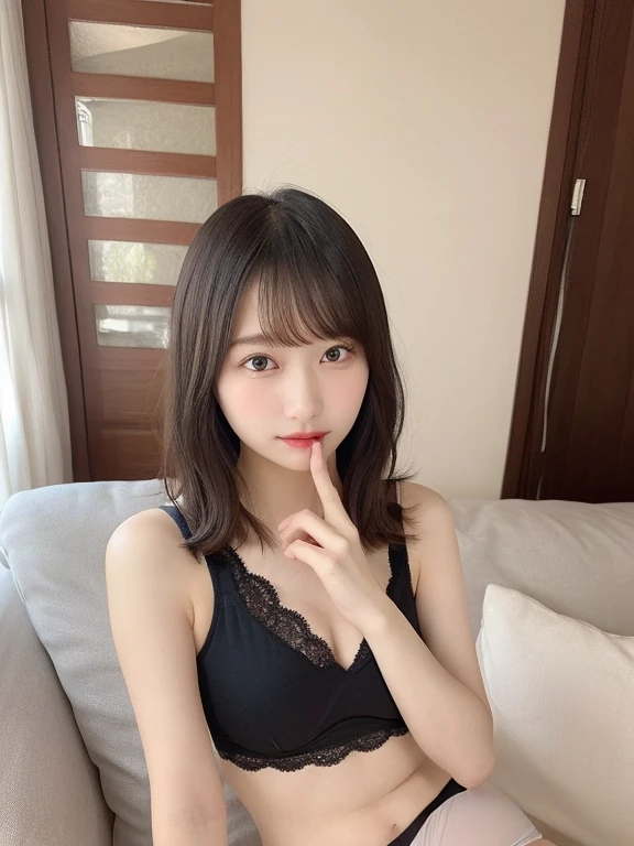 quality, 超Realistic, (Realistic:1.3)、最高quality、Ultra-high resolution、SLR、Instagram、Very delicate、Look at the viewers、Japan 1 Female(Black-haired、short hair、black eye、s old、Huge 、Adorable)、E Cup:1.3、underwear、good、panties