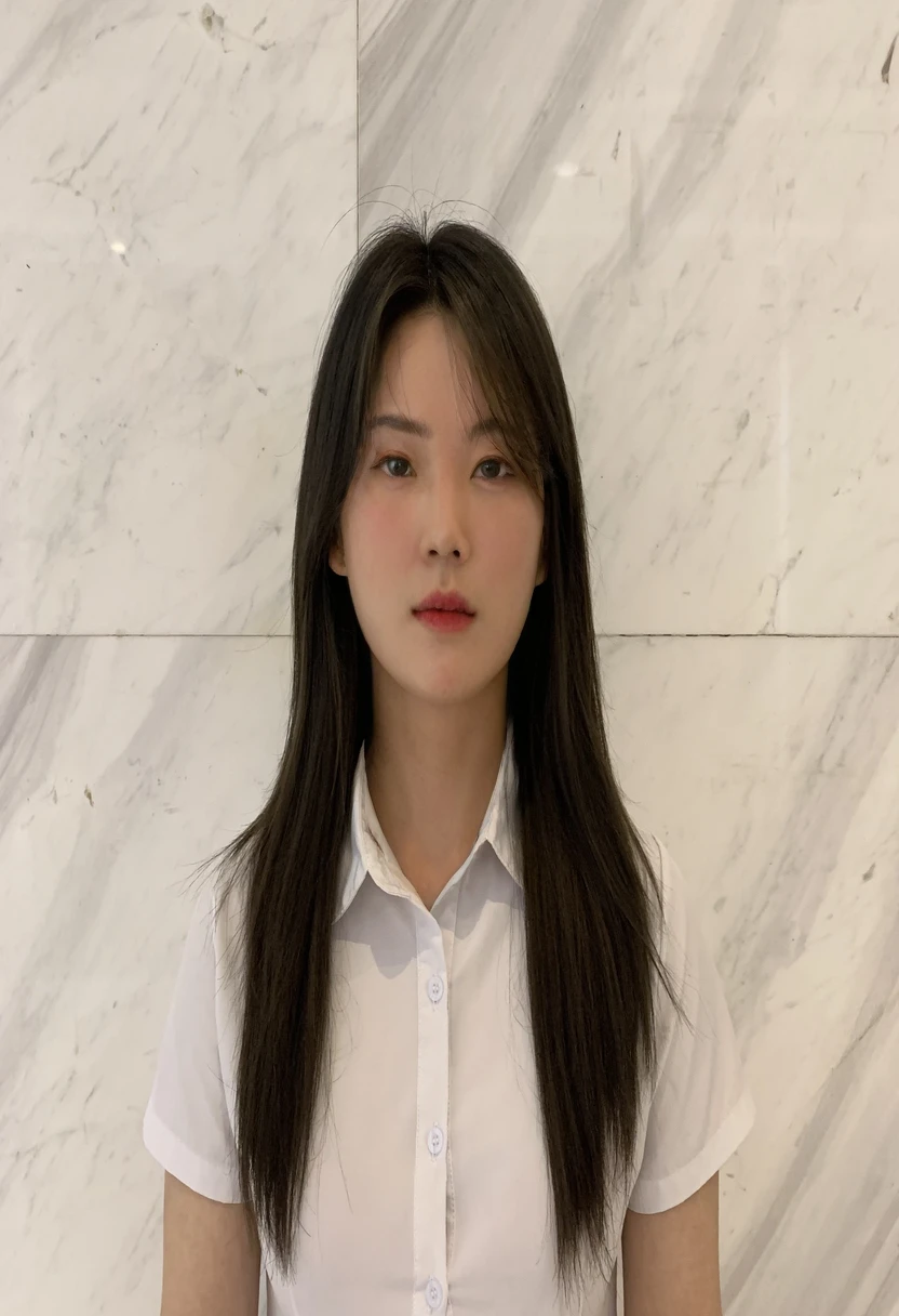 Best Quality, 8k, Masterpiece, (Portrait: 1.3), (photo realistic:1.4), (hyper realistic:1.4), Sharp Focus, looking at viewer, (smoother lighting:1.1), (increase cinematic lighting quality:0.9), realistic lighting, backlighting, light on face, ray trace, (brightening light:1.2), (Increase quality:1.4), sharp detail, (best quality real texture skin:1.4), finely detailed eyes, black_eyes, finely detailed face, 25 year old Korean woman