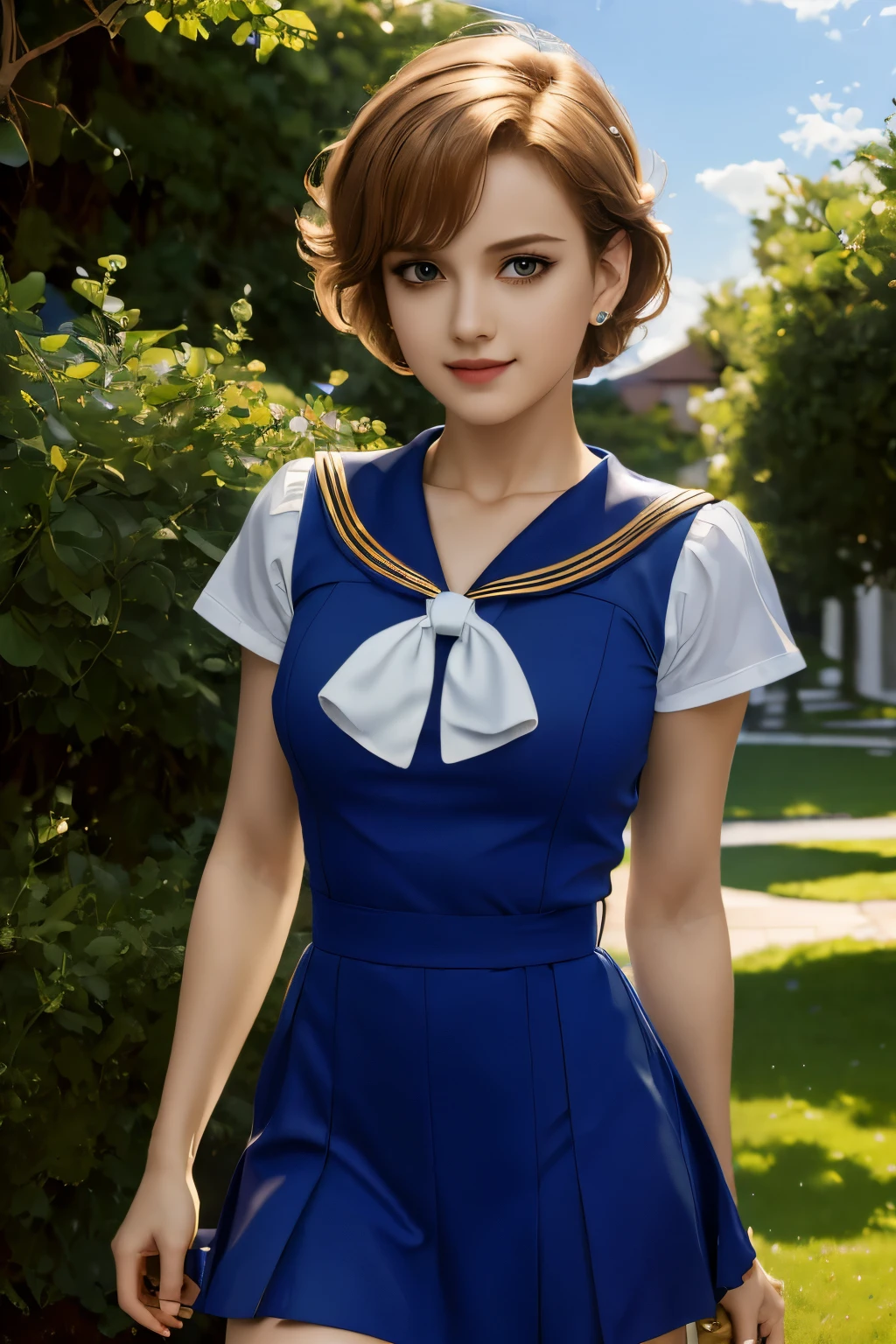 ((Masterpiece)), (Best Quality), (Ultra Detailed), ((Very Detailed)), 4K, (8K), Sailor Uranus, Aesthetics, Dream Core,