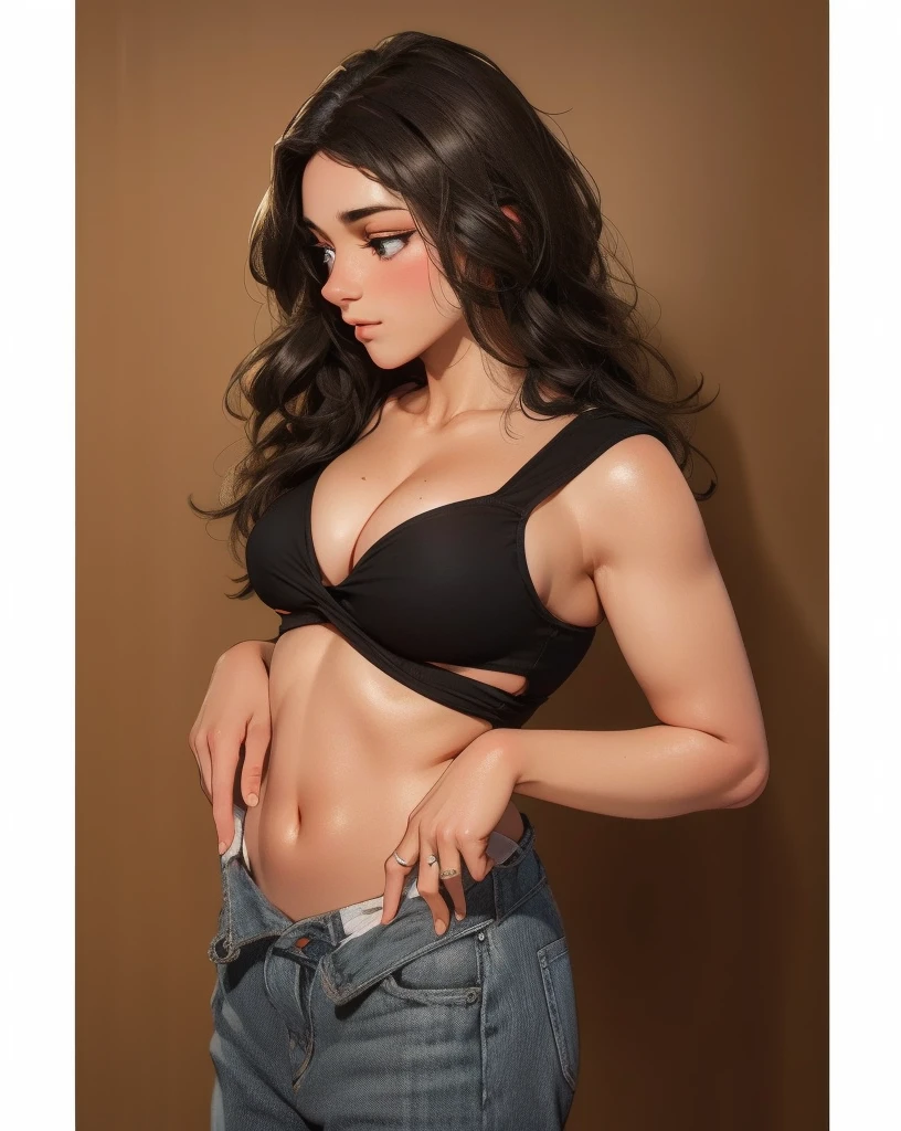 ((Best Quality, 8K, Masterpiece: 1.3)), Pretty, young woman, smooth skin, big breast