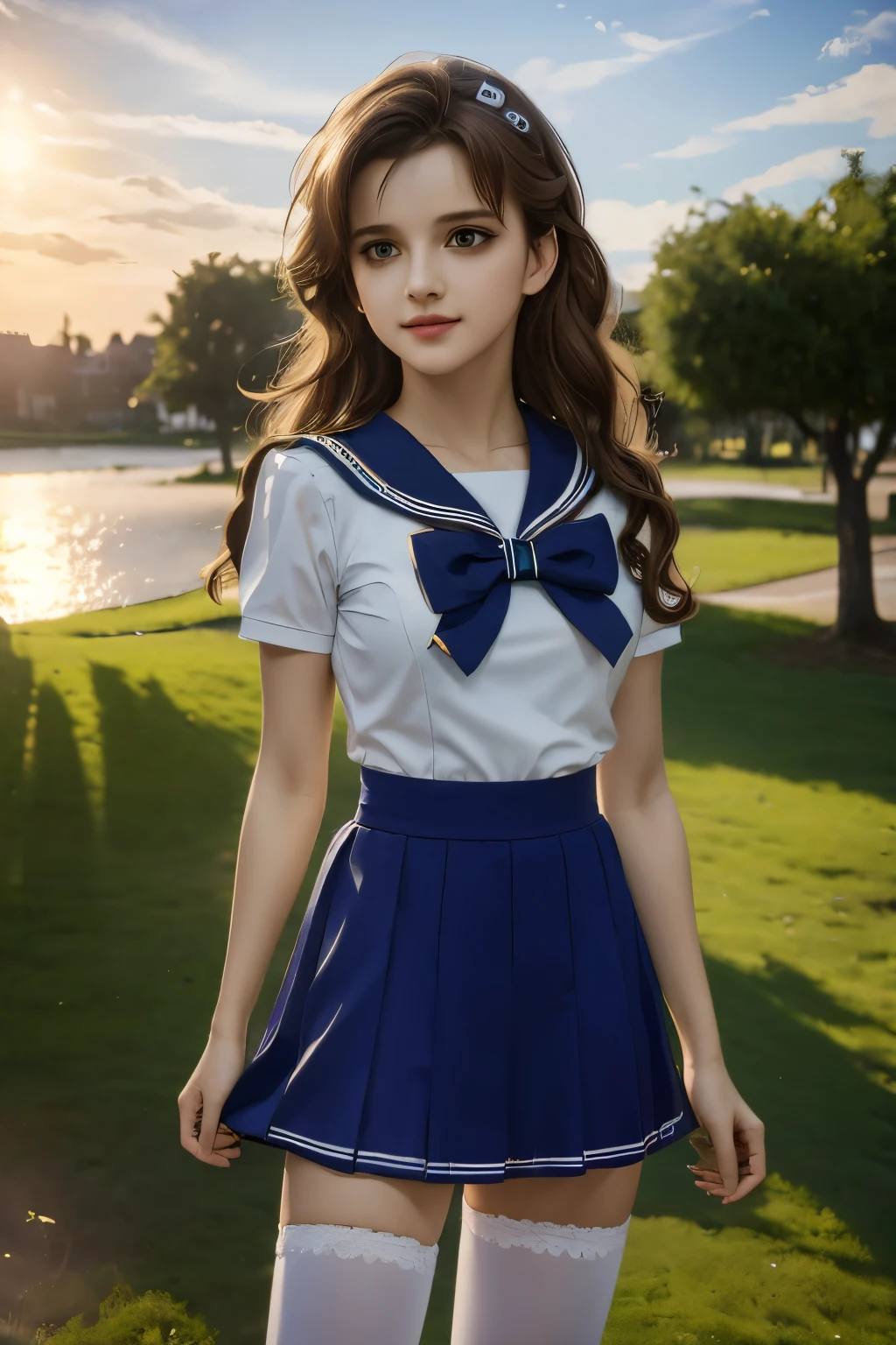 ((Masterpiece)), (Best Quality), (Ultra Detailed), ((Very Detailed)), 4K, (8K), Sailor Jupiter, Aesthetics, Dream Core,