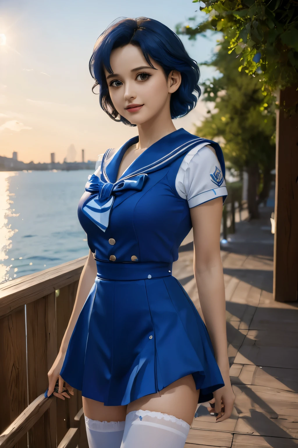 (((Masterpiece)), (Best Quality), (Ultra Detailed), ((Very Detailed)), 4K, (8K), Sailor Mercury, Aesthetics, Dream Core,