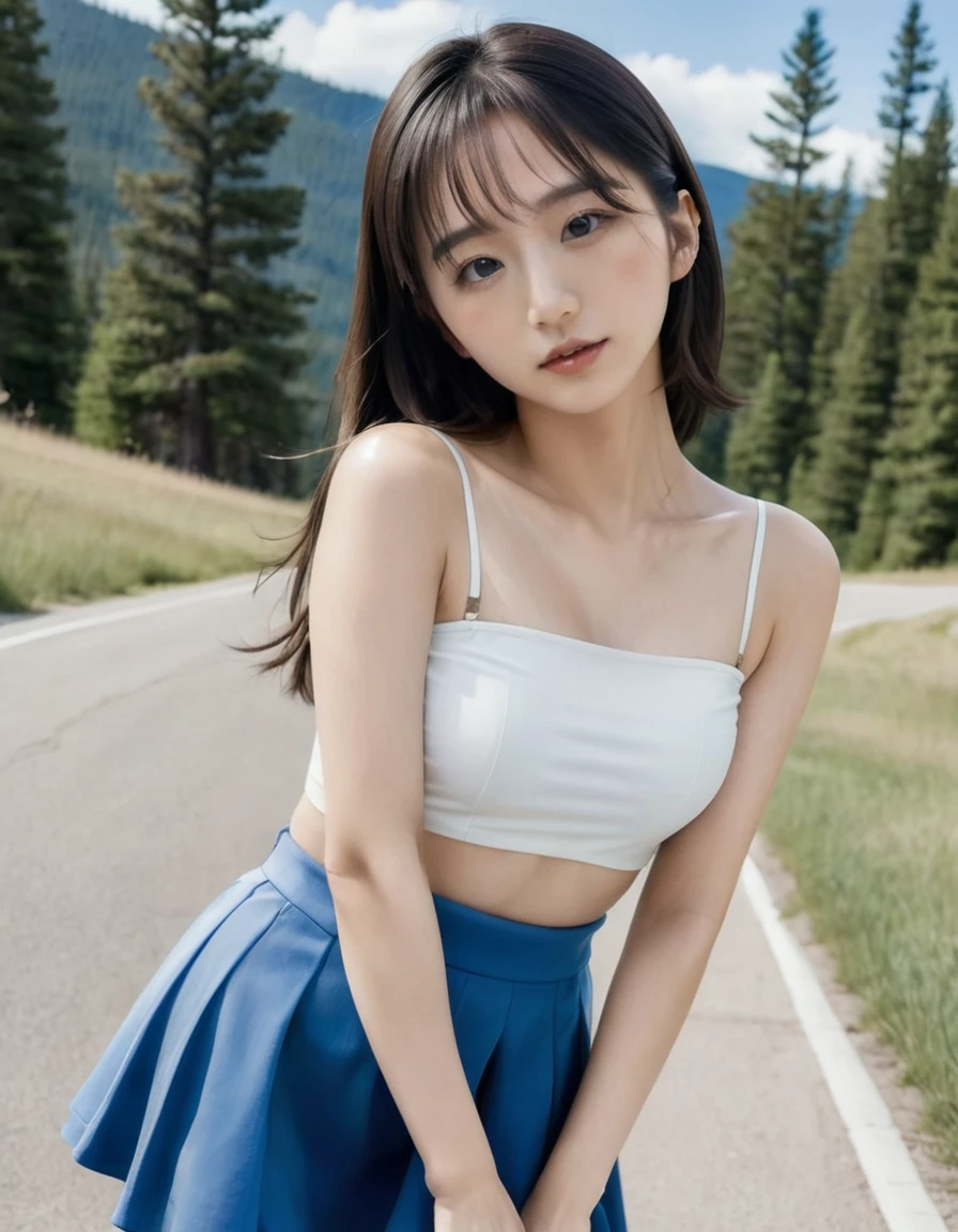 ((blow upskirt)), ((white underwear)), ((strong wind)), (embarrassed, blush, shocked):1.4, super detailed skin, masterpiece:1.4, photo-realistic, raw photo, 8K resolution, Ultra HD, Perfect Style, symmetric eyes, close to viewer, (Anatomically correct), ((voluptuous body)), (WindyUpskirt), (blown by the wind:1.5), ((street)), (cowboy shot:1.4), (perfect hands, detailed fingers):1.5