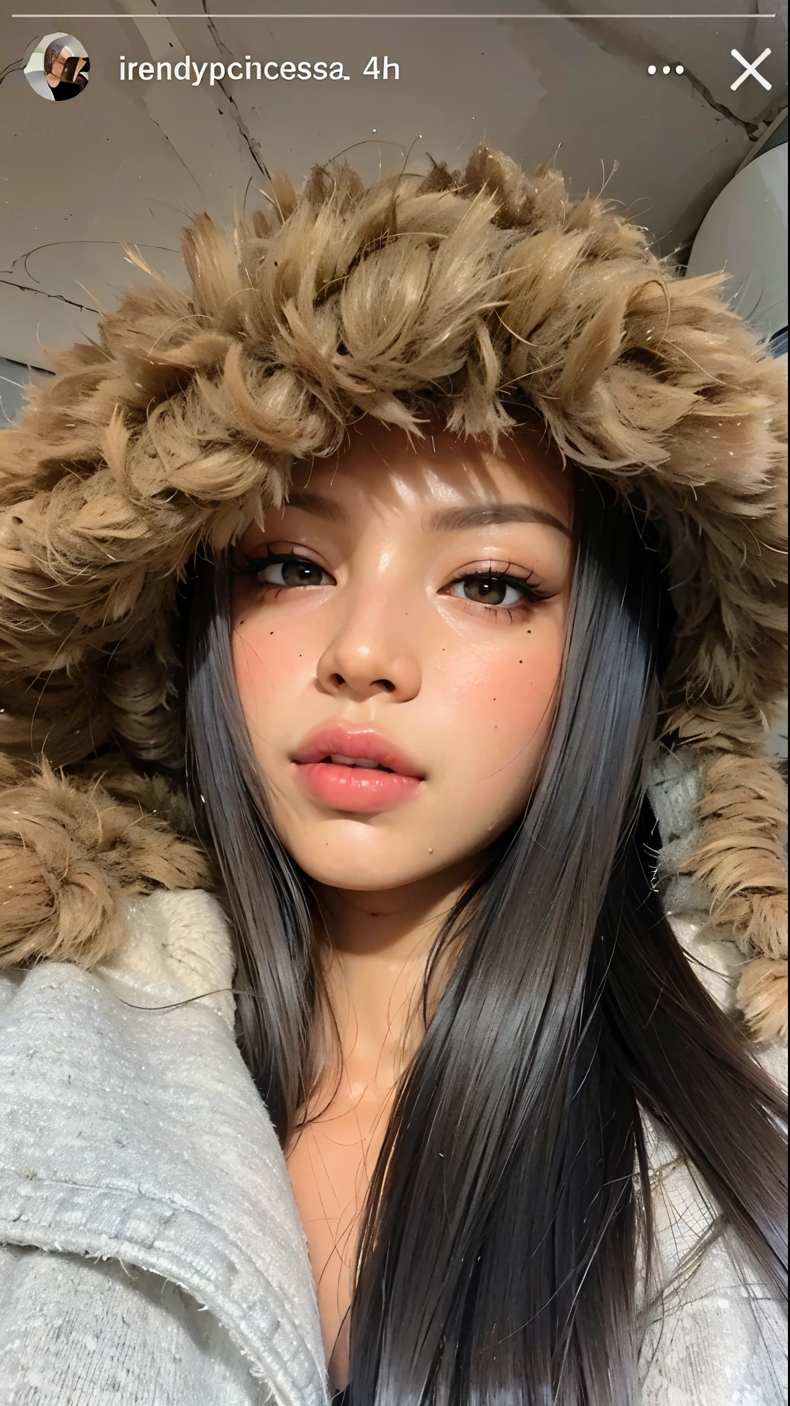 brazilian girl, Brown leather