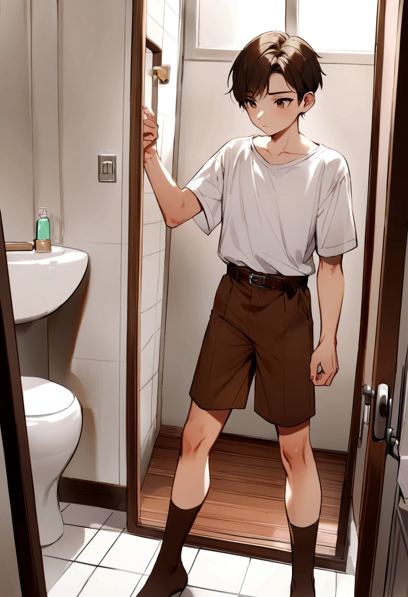 a human boy, micropenis, erect, genitals, , ((only)), small, (masterpiece:1.2),(anatomically correct:1.1), high quality:1.3, full human body, very detailed