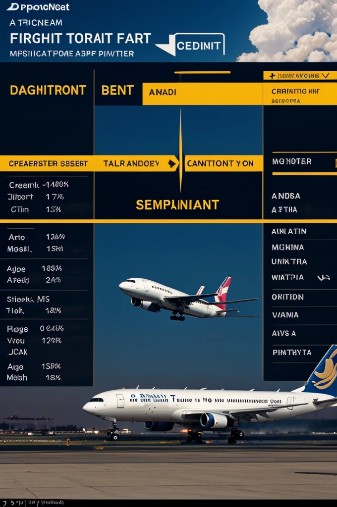 Create an image of flight departures the departure time is 11:11 and may destiny be your heart
