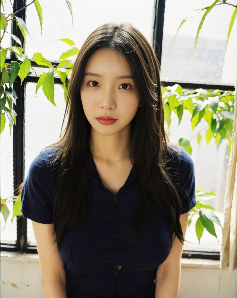 ((masterpiece)), (((best quality))), ((ultra-detailed)), (Amazing:1.1),detailed, perfect body, busty breast, beauty black hair, perfect saturation, perfect eyes, perfect face, perfect lighting, vibrant colors, innocent expression, delicate features, stunning beauty, realistic skin texture, glossy lips,