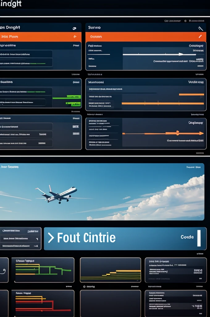 Create a flight departure panel