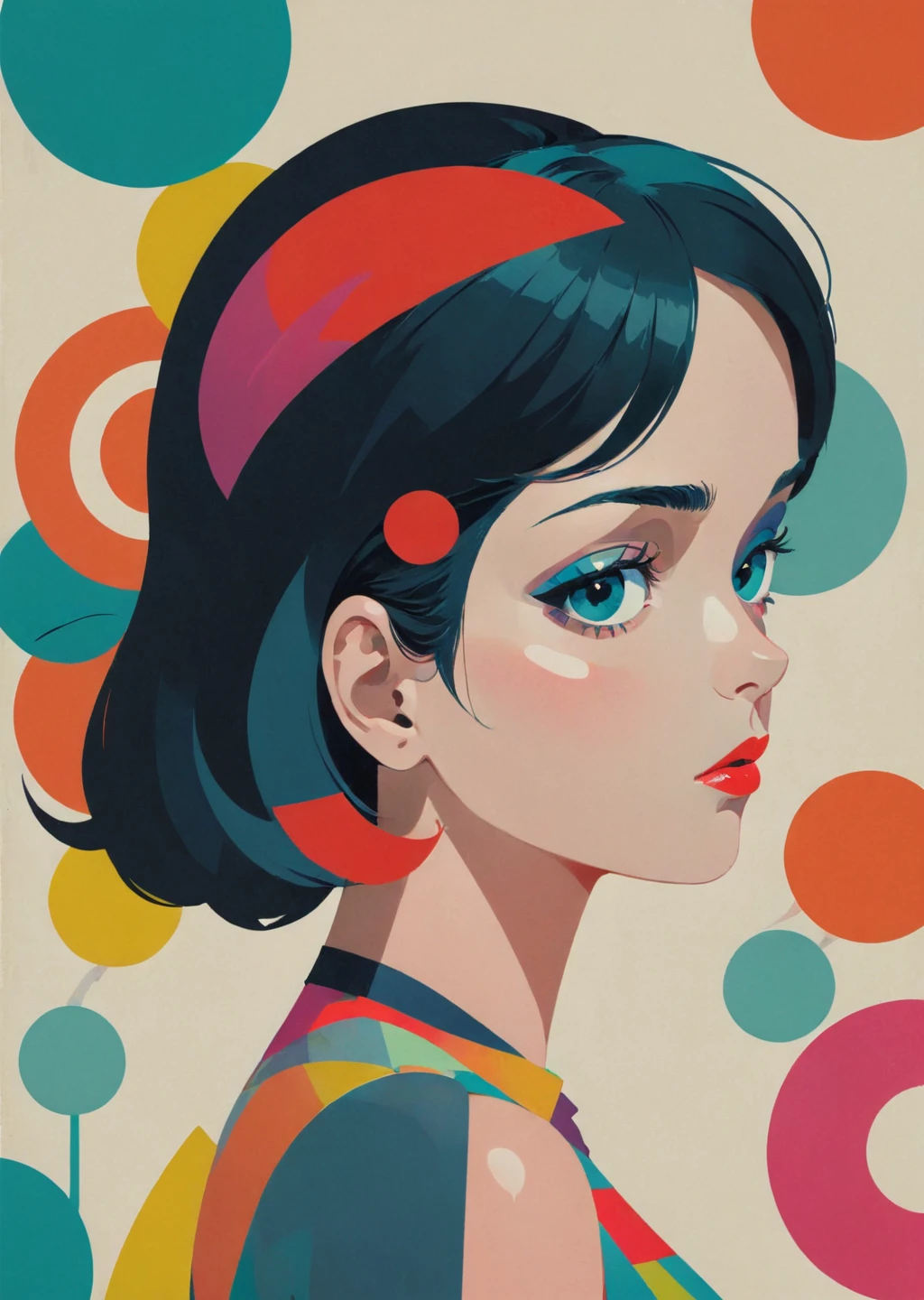 1girl
colorful, graphic-design, illustration, mixed-media, pop-art
Paul Catherall Keith Negley