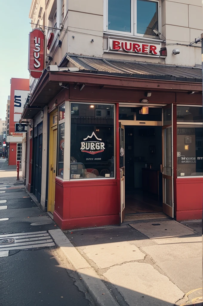burger restaurant building
