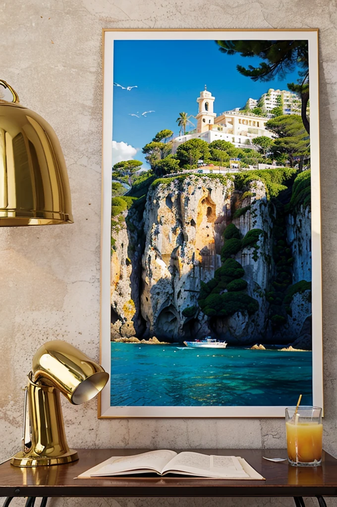 Capri city poster