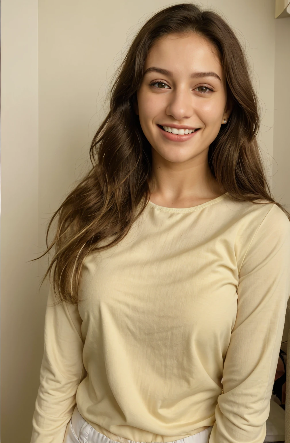 ultra realistic, white teethes