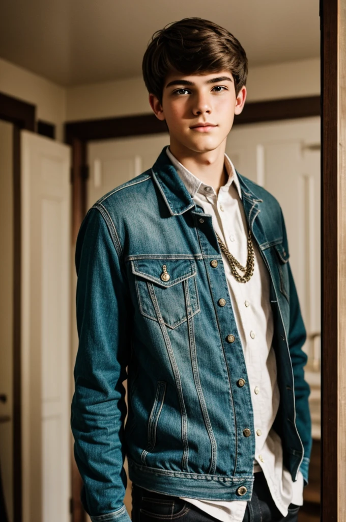 Teen guy wearing old money