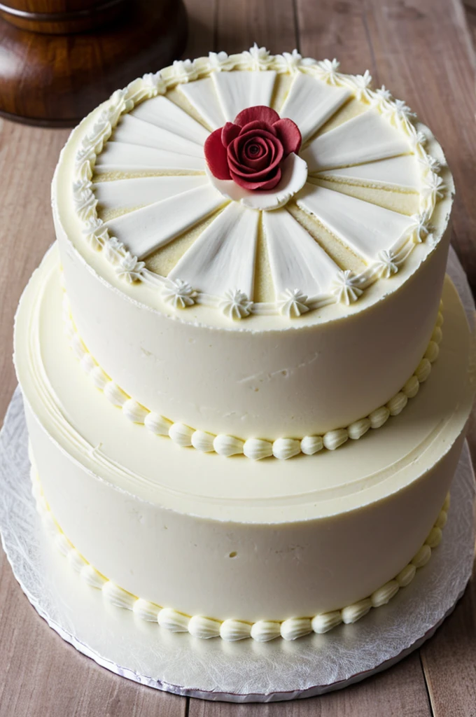 Cake referring to Flor de Caña Blanca Rum
