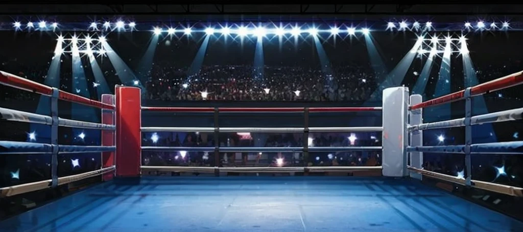 Realistic anime background/ lines /full hd/ boxing ring/ remake