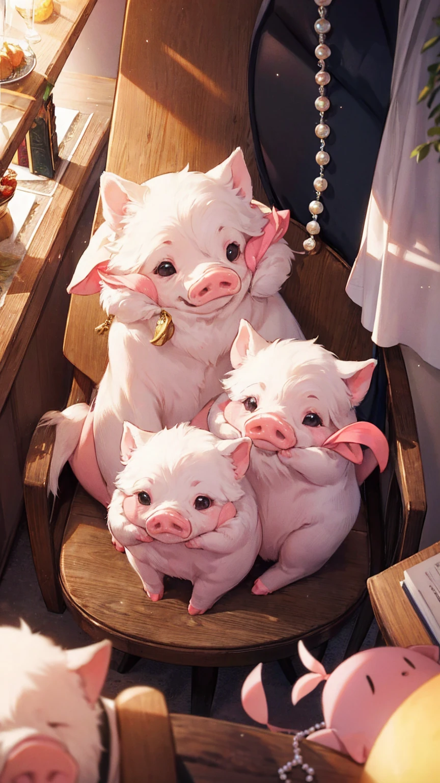 Pearls on pigs
