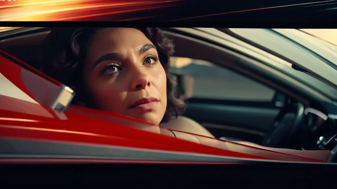 A dynamic montage of cosmic imagery, dreamscapes-paced, dynamic clips showing various scenarios: a person narrowly avoiding an accident, reconnecting with a long-lost friend, and making a life-changing decision.