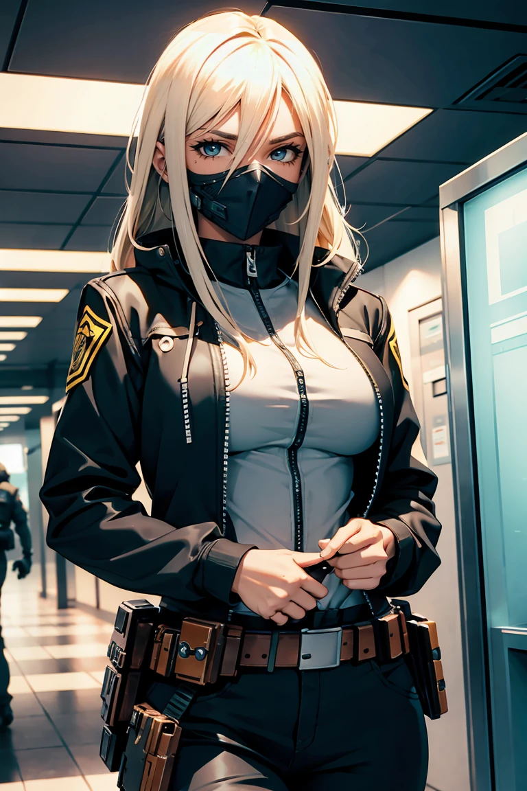 bounty hunter woman robs a bank