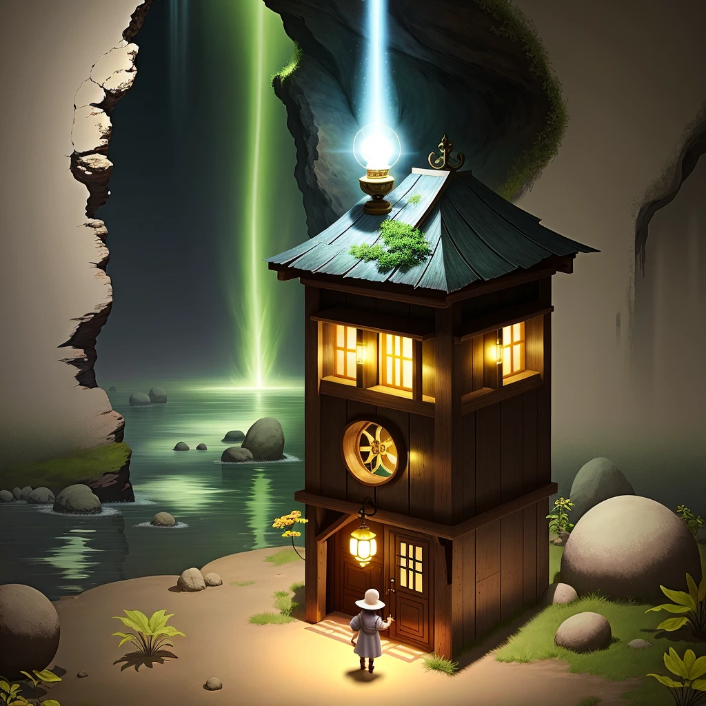After a series of adventures and challenges,Little Light finally came to a mysterious place called "Light of Wisdom"。it's here,She learned,The real treasure is not a brighter light,But brave、Kindness and helpfulness。