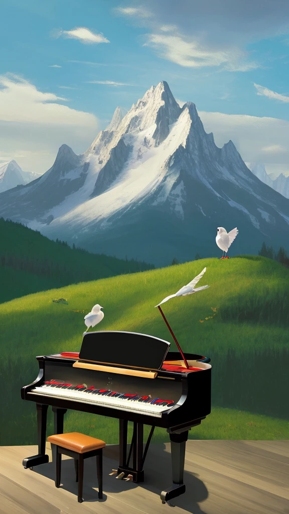 birdie piano Mountain
