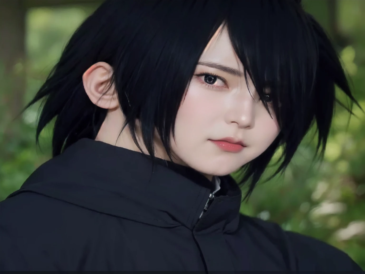 a close up of a person with black hair and a black jacket, itatchi uchiha, sasuke uchiha, itachi uchiha, itachi, okata kazuto, madara uchiha, anime style”, from naruto, as an anime character, he has dark grey hairs, tsukasa dokite, akatsuki akira