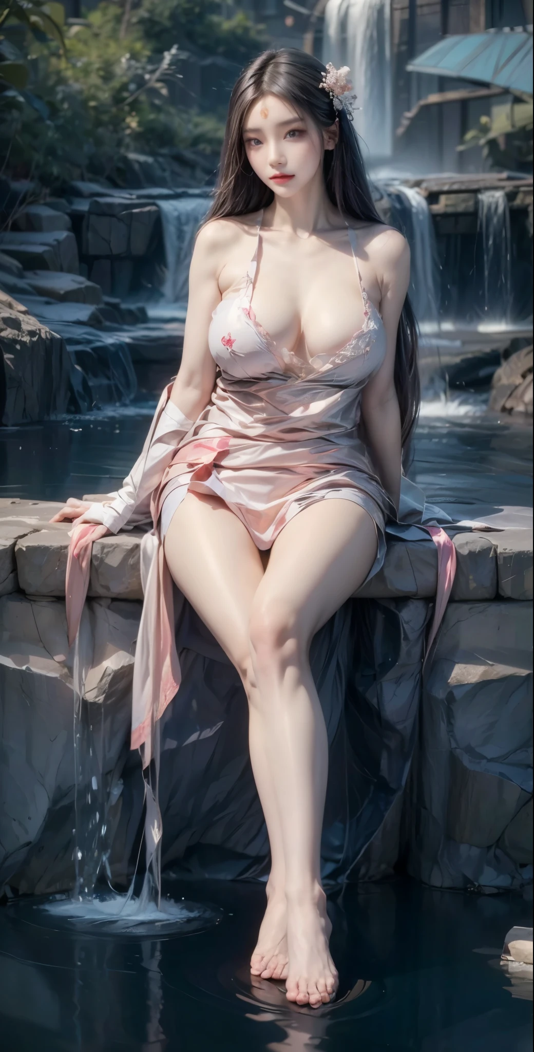 Three Asian women pose in a room for a photo, ulzzang, 3 sisters looking in the mirror, 8K)), popular korean makeup, profile picture, beautiful girl, 8K selfie photo, cute - fine - face, popular korean makeup, Xision Wu, cute girl, korean girl, avatar profile picture, sakimichan, very high quality, super realistic realism, super refinement, high quality, 8k resolution, diverse style, bare shoulders without showing chest,