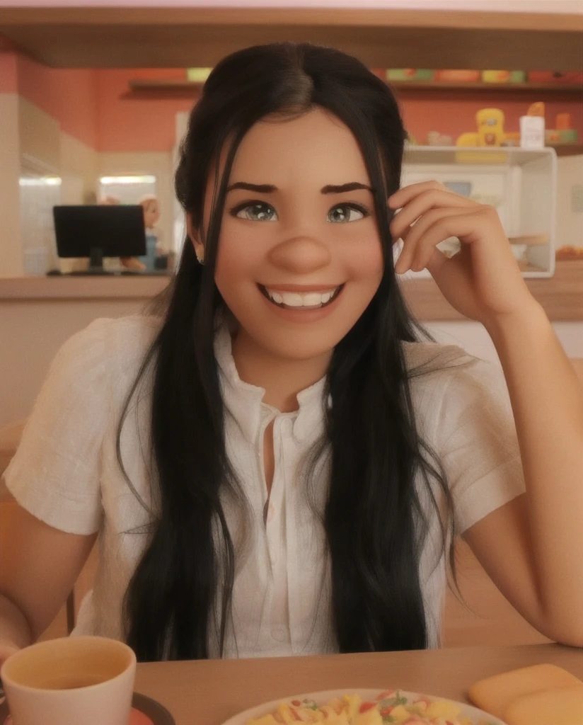 a pixar style woman, high qualiy, best qualityer 