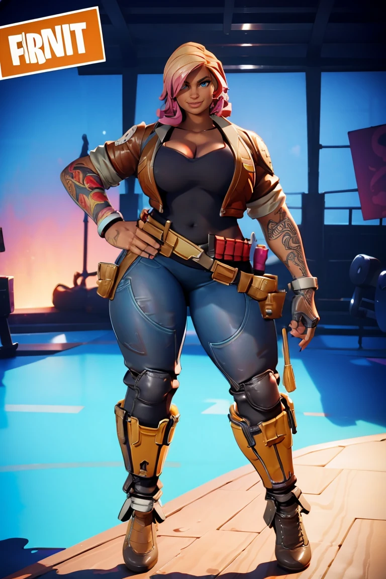 big muscle woman penny fortnite legs