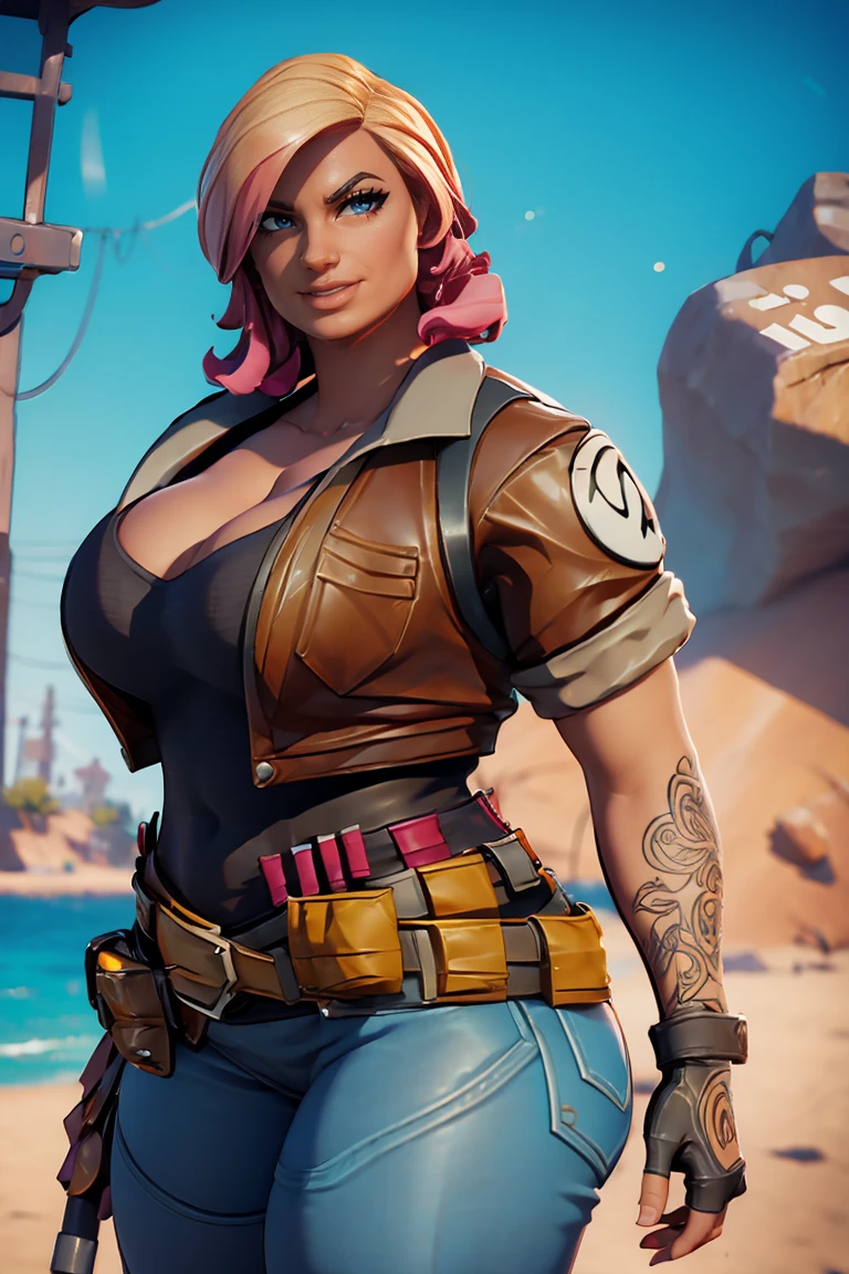 big muscle woman penny fortnite advanture