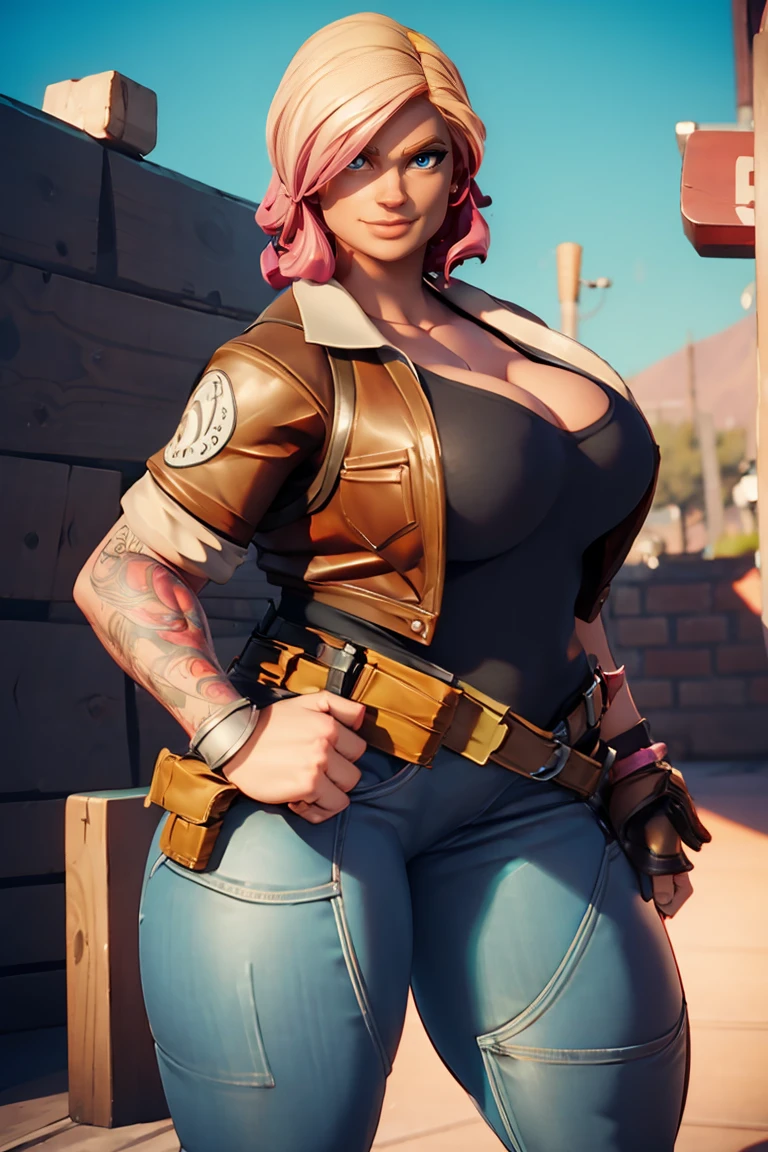 big muscle woman penny angry