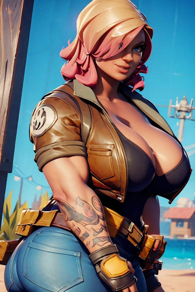 big muscle woman penny fortnite advanture