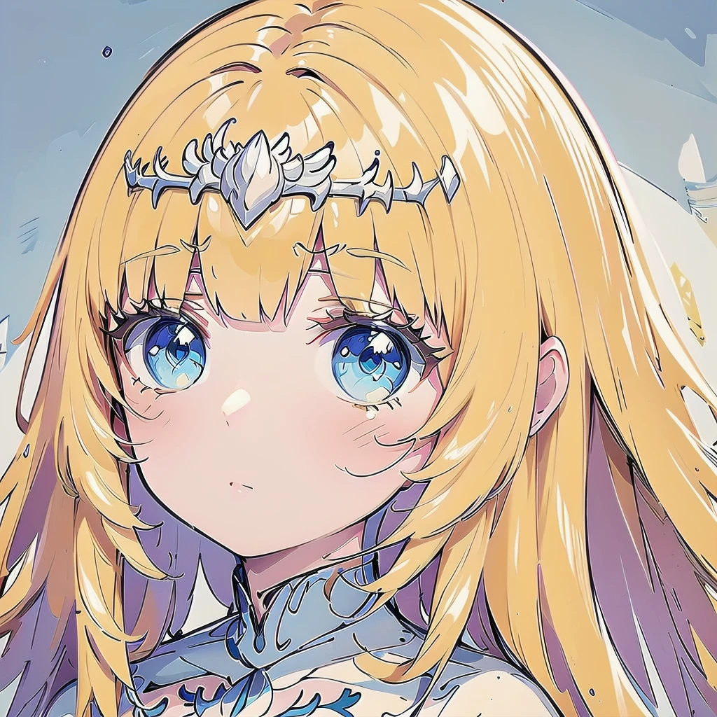 ((Highly accurate drawing in every detail)Extremely precise depiction)[High resolution],(detailed illustrations,Very detailed and precise drawing,Delicate drawn lines with tempo,Realistic texture expression),[color traced main line],[midsummer park [Lakeside]],(anime Girl (Pretty) 25 years old) [soft ambient light] gravure [Colorful],(Fine and beautiful skin expression [transparency]) [Perfect eyes detailed((Beautiful eyes like jewels)Iris drawn in precise detail)[clearly drawn pupils]],[eye light[Pinpoint lighting for the eyes]],[long and beautiful eyelashes],[precisely drawn hair [Beautiful and lustrous hair detailed]],(Perfectly hand detailed [Beautiful fingers with no damage [beautiful nails]]),(perfect anatomy(perfectly balanced proportions))[[full body portrait]],[ideal color coordination(Accurate simulation of light and material interactions)],([precision detail](detailed,High definition)),[[pale and gentle colors]][Visual art that tells a story]. 1girl, 独奏, Calcutta, Calcutta Bessarez, blonde hair, (extremely long hair:1.3), very long hair, white tiara, white dress, blue eyes, medium chest, long straight hair, mature female, 25 years old,
