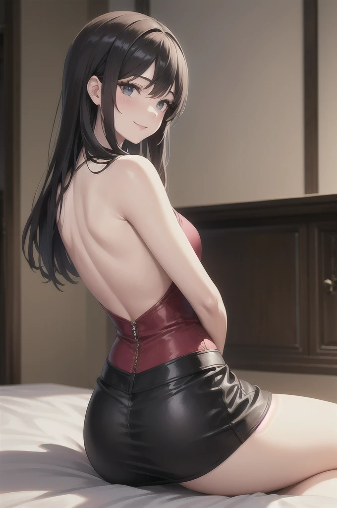 best quality, (masterpiece:1.2), detailed,
shinomiya kaguya,
1girl, solo, closed mouth, light smile,
black hair, red eyes, short hair, folded ponytail, hair ribbon, red ribbon,
standing, looking at the viewer, small , flat chest, nipplesa nipplesit, permpit, slim and skinny body, NSFW, (((girl having sex))), big cock penetratedr vagina.